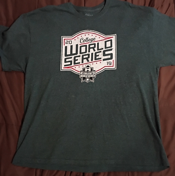 Blue 84 Other - Official 2019 NCAA College World Series   Gray T Shirt XXL. Vanderbilt Champions